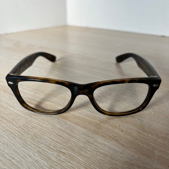 Ray-Ban RB2132 New Wayfarer 902 Sunglasses Tortoise Frames Only 52-18-145 Italy - Picture 2 of 12